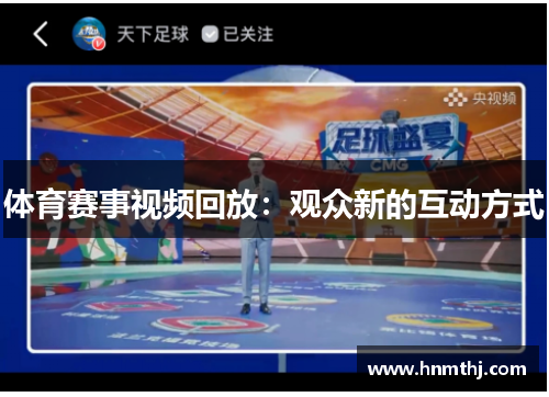 体育赛事视频回放：观众新的互动方式